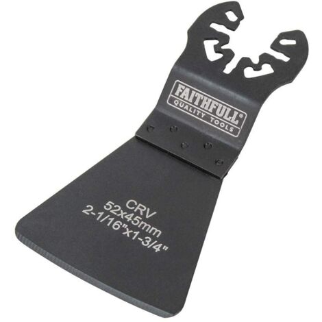 Faithfull FAIMFSCR52 Multi-Functional Tool Flexible CRV Scraper 52mm