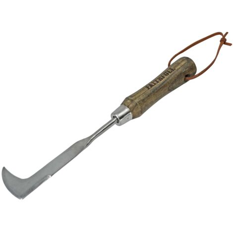 Faithfull FAIPRESHPK Prestige Stainless Steel Hand Patio Knife with Ash Handle