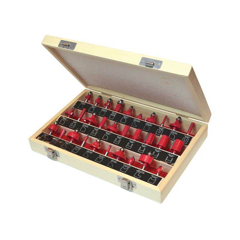 1/4in tct Router Bit Set, 30 Piece FAIRBS30 - Faithfull