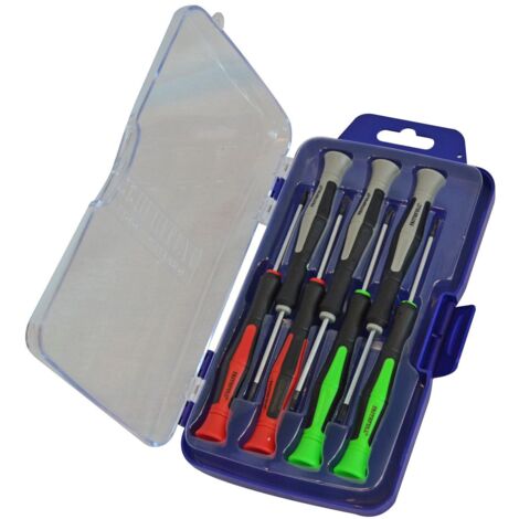 Faithfull FAISDMINI7 Instrument Precision 7 Piece Screwdriver Set XMS16SDMINI