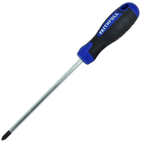 Faithfull FAISDPH2150 Soft-Grip Screwdriver Phillips PH2 150mm Blade Length