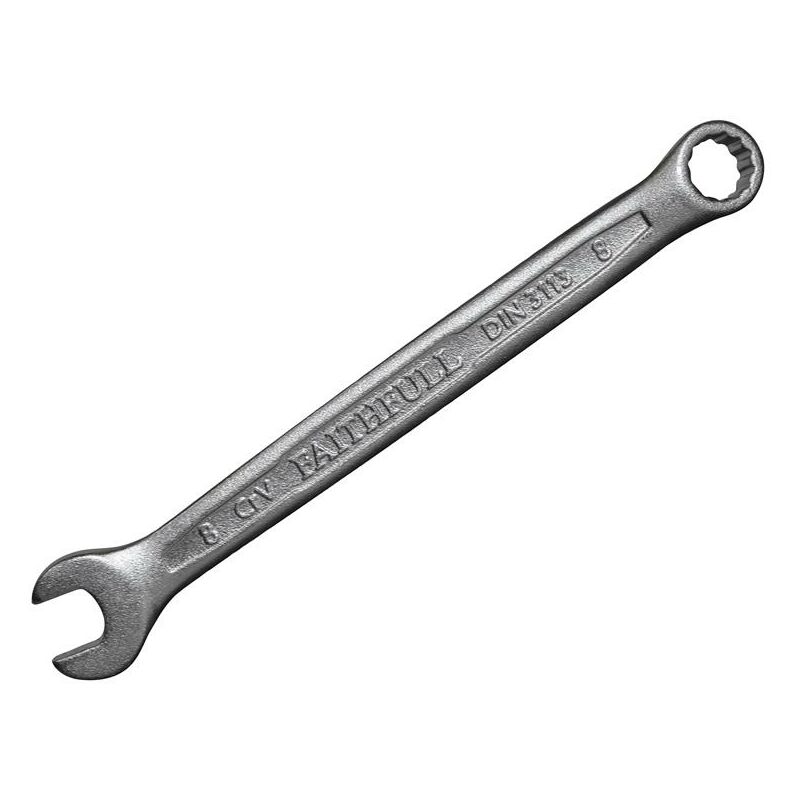 Combination Spanner cv Satin Finish 8mm FAISPAC8 - Faithfull