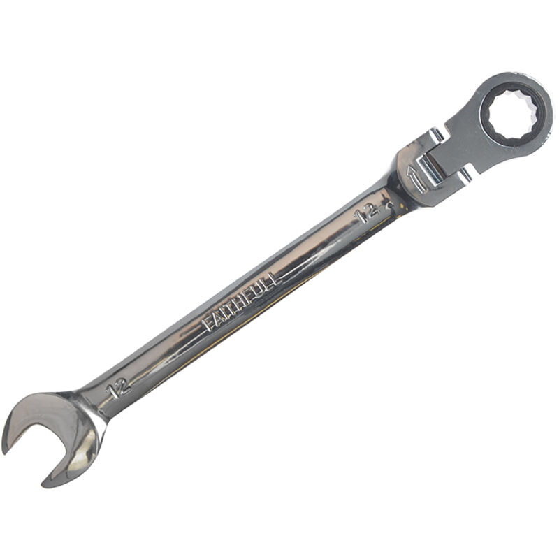 Faithfull SJW6112 Ratchet Combination Spanner Flex Head CV 12mm FAISPARAT12