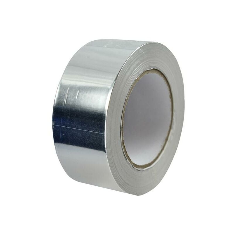 Faithfull 08065050TB6 Aluminium Foil Tape 50mm x 45.7m FAITAPEALU50