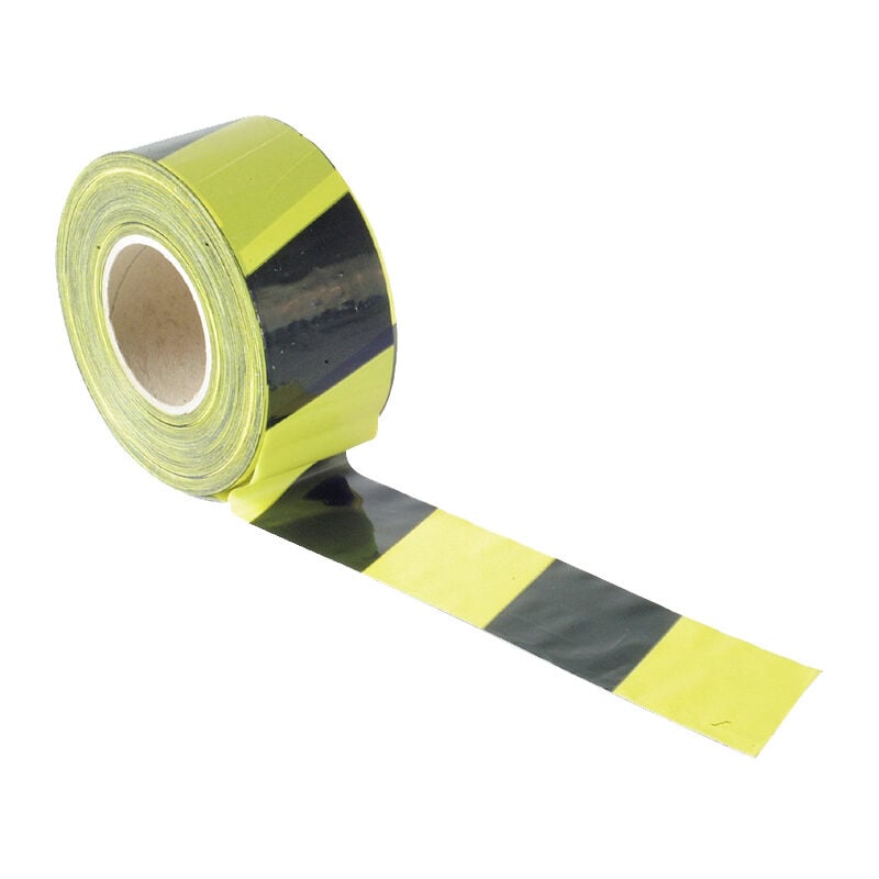 Faithfull - 002570500BYTB Barrier Tape 70mm x 500m Black & Yellow faitapebarby