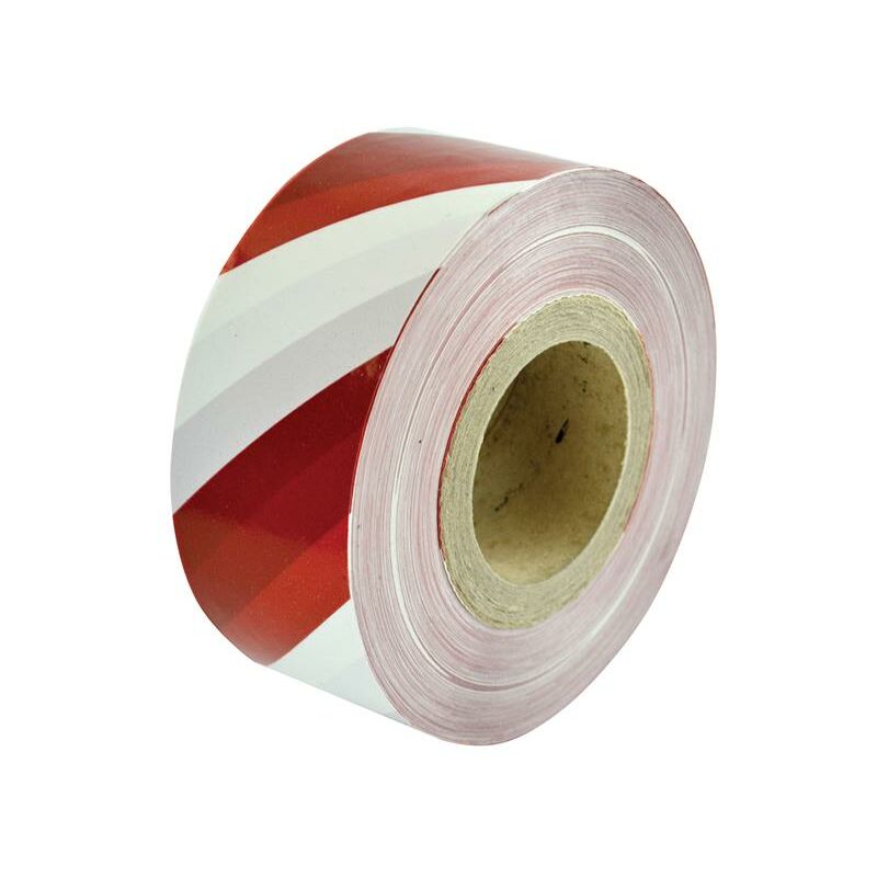 002570250RWTB Heavy-Duty Barrier Tape Red & White 70mm x 250m faitapebarhd - Faithfull