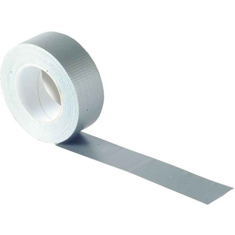 Silver Gaffa Tape 50m Roll 50mm Width Heavy Duty Tape faitapegafs - Faithfull