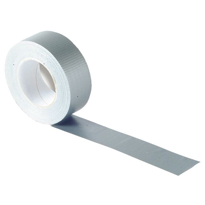 Silver Gaffa Tape 50m Roll 50mm Width Heavy Duty Tape faitapegafs - Faithfull