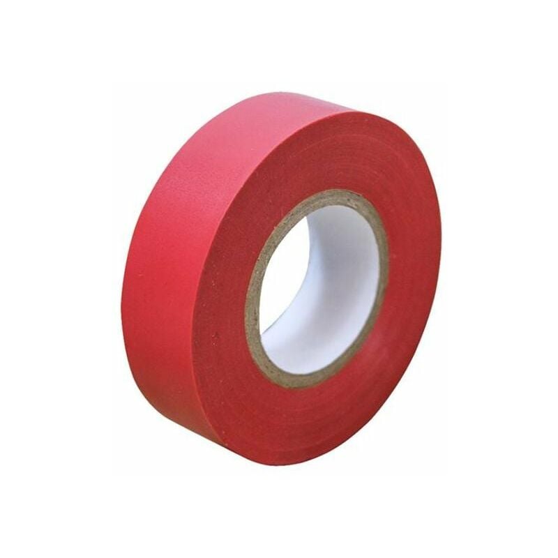 Pvc Electrical Tape Red 19mm x 20m faitapepvcr - Red - Faithfull