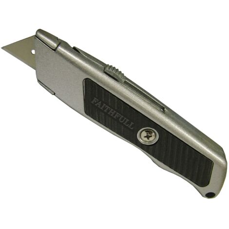 Faithfull FAITKR Retractable Blade Trimming Knife with Replaceable Blade