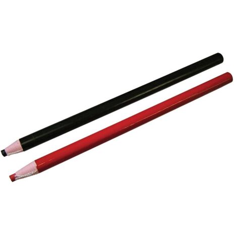 Faithfull FAITLMARKERS Ceramic Tile Markers Set in Black and Red for Precise Surface Marking