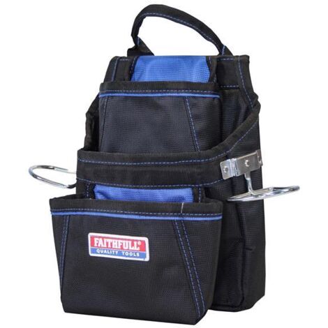Faithfull Fasteners Pouch Tool Bag 2100D Nylon FAIFAPN