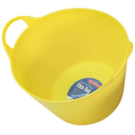 Faithfull Flex Tub 15 litre - Yellow FAIFLEX15Y