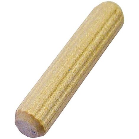 Faithfull Fluted Wood Dowels 30 x 6mm - Pack of 72