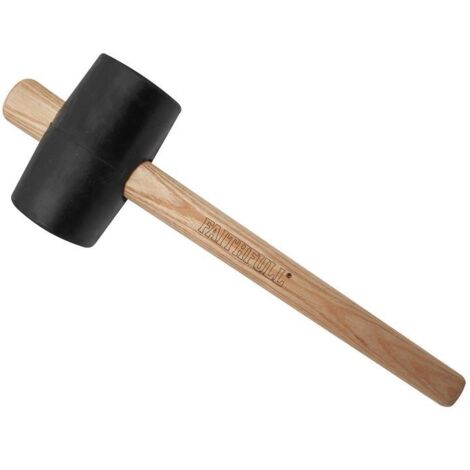 Faithfull FSC Black Rubber Mallet 16oz FAIRMB16FSC