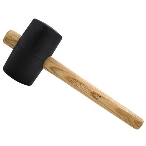Faithfull FSC Black Rubber Mallet 28oz FAIRMB28FSC