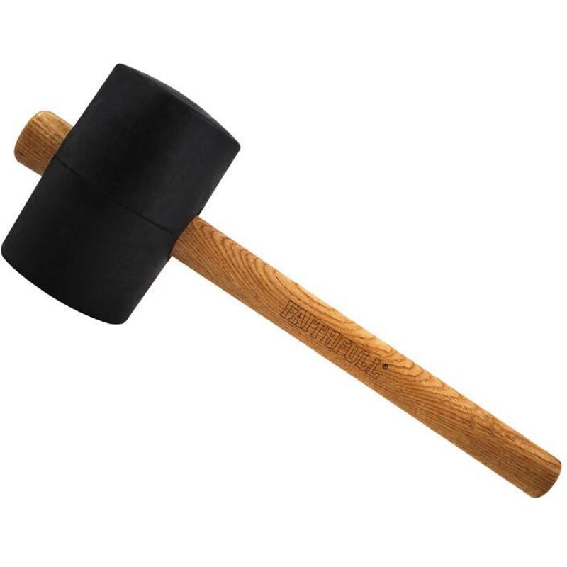 Fsc Black Rubber Mallet 40oz FAIRMB40FSC - Faithfull