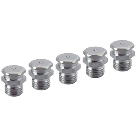 Faithfull Grease Nipple Button 1/4in BSP (Pack 5) FAIGGN14BSPB