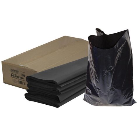 Faithfull Heavy-Duty Black Refuse Sacks (Pack 100) FAIBAGREF100