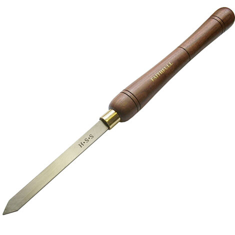 Faithfull HSS Wood Turning Chisel 15mm Parting Tool Length 410mm FAIWCTPT15