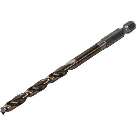 Faithfull HSSE M35 Cobalt Quick-Change Impact Drill Bit 2.5mm OL:73mm WL:30mm FAIQC250C
