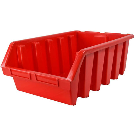 Faithfull FAITBBIN5 Interlocking Storage Bin Size 5 Red 333 x 500 x 187mm