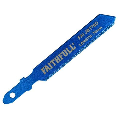 Faithfull Jigsaw Blade Diamond Grit 76mm FAIJBT76D