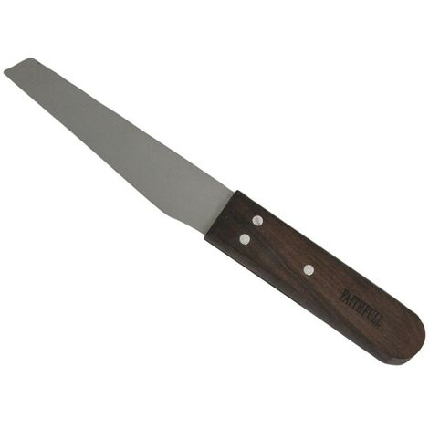 Faithfull KSHOER Shoe Knife 112mm (4.3/8 inch) with Hardwood Handle