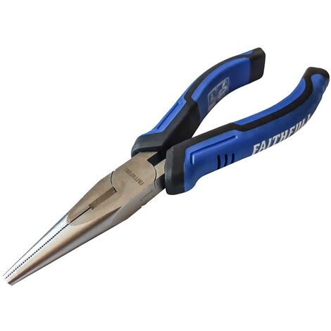 Faithfull Long Nose Pliers 165mm (6.1/2in) FAIPLLN612N
