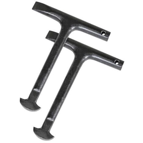 Faithfull Manhole Keys, D-Type 125mm (5in) (Pack 2) FAIMHK125D