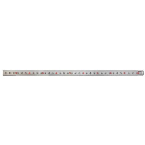 Faithfull Matte Silver 1000mm Measuring Ruler with Model Number FAIRUL1000MS