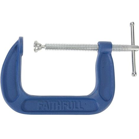 Faithfull Medium-Duty G-Clamp 100mm 4in FAIGMD4