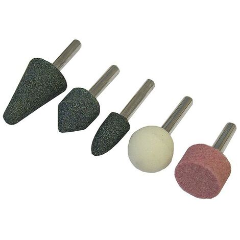 Faithfull Mounted Grinding Stones Set, 5 Piece FAIGWSET5