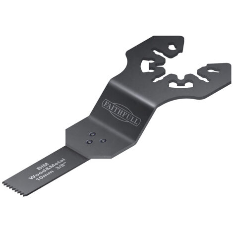 Faithfull Multi-Functional Tool Flush Cut Blade for Wood and Bi-Metal, 10mm Diameter