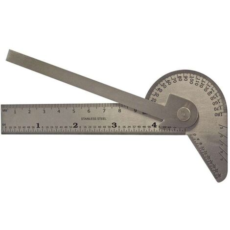 Faithfull Multi Purpose Angle Protractor 100mm (4in) FAIGAUGEMULT