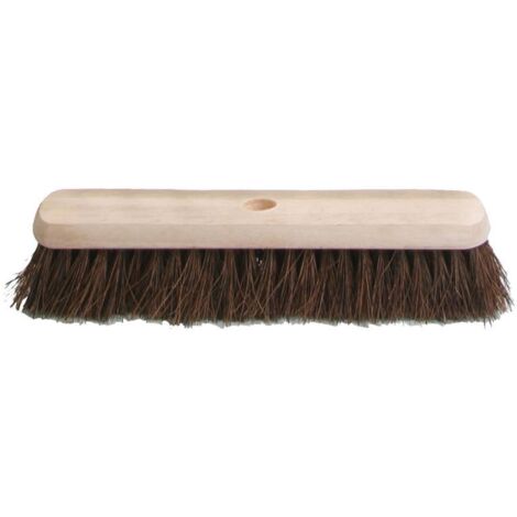Faithfull Natural Bassine Platform Broom Head 450mm 18in FAIBRBAS18