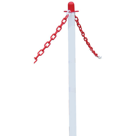 Faithfull Plastic Post for Chain - White FAICHPOSTWH
