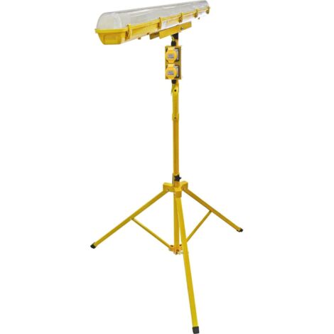 Faithfull Power Plus LED Plasterer's Tripod Light 5ft 4050 Lumens 110V FPPSLFWT44WL