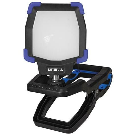 Faithfull Power Plus Rechargeable Clip Light 30W FPPCLIP30R