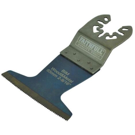 Faithfull Premium Arc Cut Hard Wood Metal Multi Tool Blade 65mm FAIMFWM65P