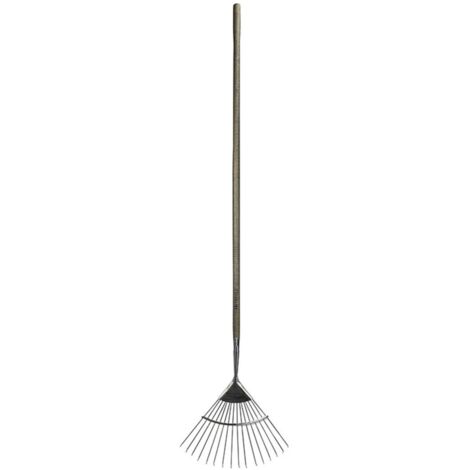 Faithfull RI12-VRSSLRWH Prestige Stainless Steel Lawn Rake Ash Handle FAIPRESLRSS