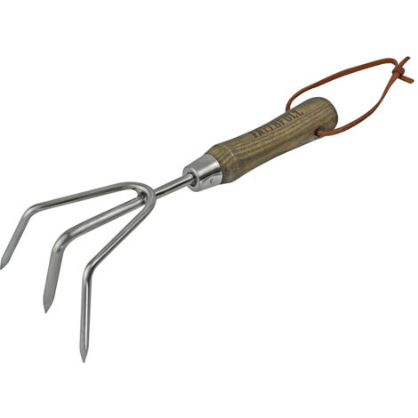 Faithfull RI13-VRSSHCWH Prestige Stainless Steel Hand Cultivator Ash Handle FAIPRESHCUL