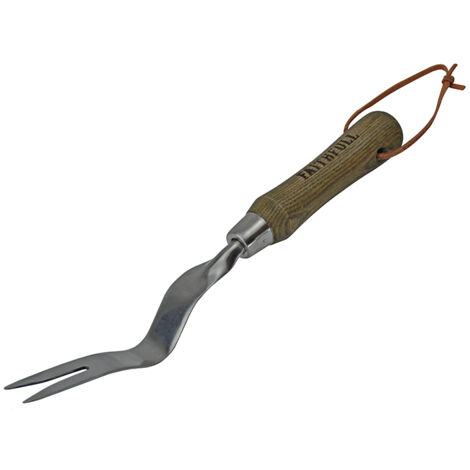 Faithfull RI13-VRSSHWWH Prestige Stainless Steel Hand Weeder Ash Handle FAIPRESHGRUB