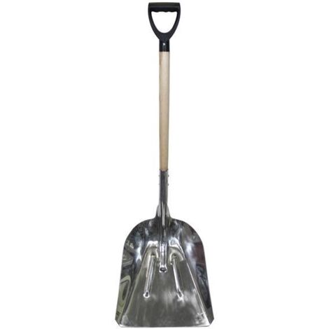 Faithfull RI34-SNWASSPYD Aluminium Grain Shovel Wood Handle FAIGRAIN