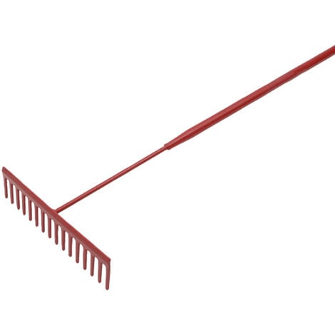 Faithfull RI37-LSTARSH Asphalt Rake 16 Flat Teeth - Tubular Steel Shaft FAIASP