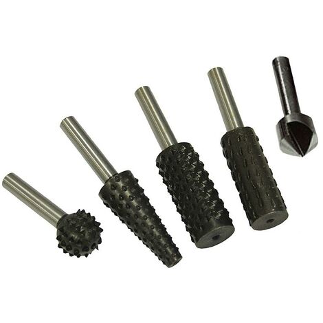 Faithfull Rotary Rasps 4 & Countersink 1 Set FAIRRSET5