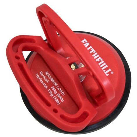 Faithfull Single Pad Suction Lifter 120mm Pad FAISUCPAD