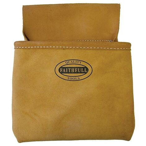 Faithfull Single Pocket Nail Pouch (Model: FAINP1) for Professional Nail Care and Storage