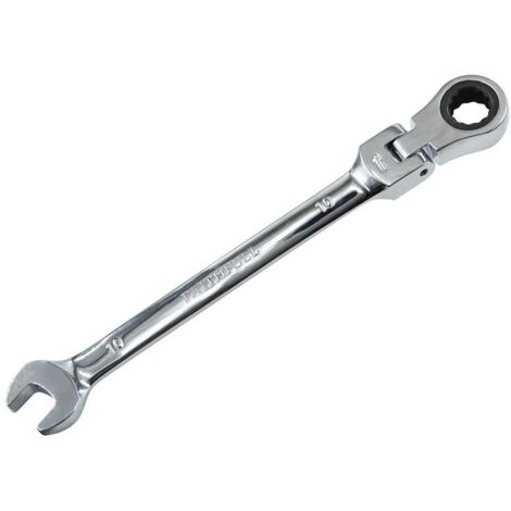 Faithfull SJW6110 Ratchet Combination Spanner Flex Head CV 10mm FAISPARAT10