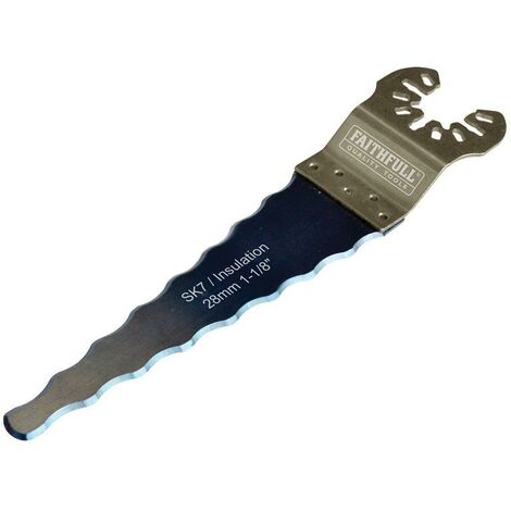 Faithfull SK7 Wavy Edge Insulation Cutter Blade 100mm FAIMFWAVY